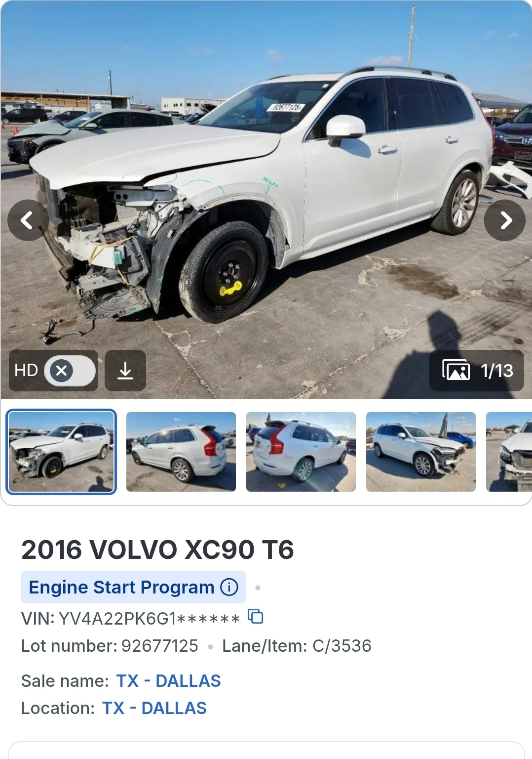 Volvo XC90, 2015