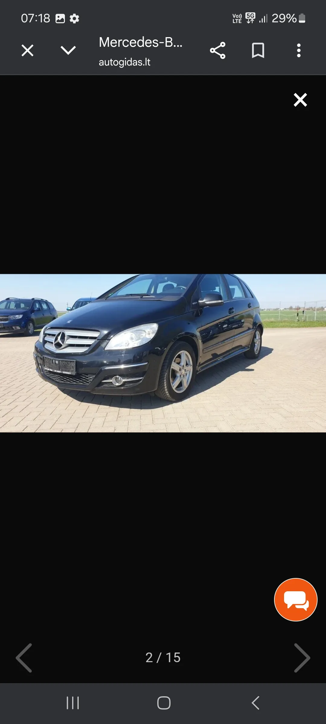 Mercedes-Benz B180, 2009